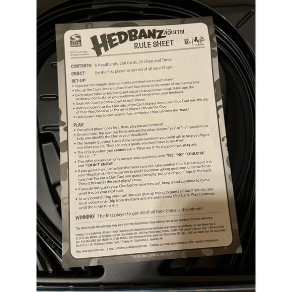 Headbanz For Adults Party Game - Picture 5 of 7